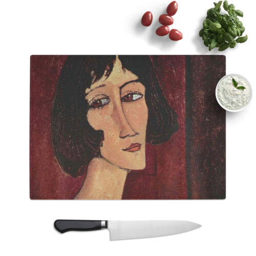 Amedeo Modigliani Portrait Of Margarita Chopping Board Kitchen Worktop Saver - Picture 1 of 6