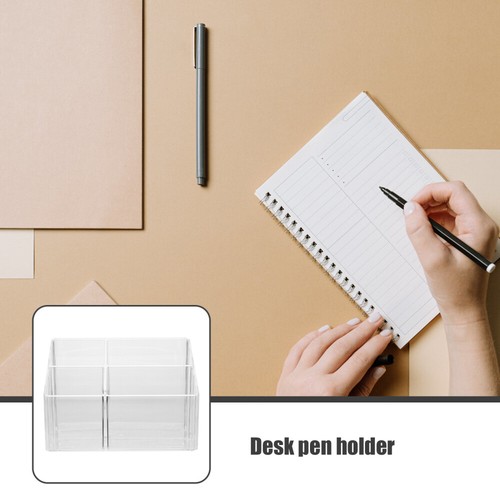 Desktop Storage Box Convenient Organizer Compartment Stationary Office - Picture 9 of 12