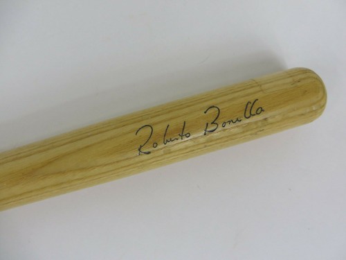 Vtg 1994 Shadywood Baseball Roberto Bobby Bonilla Mini Bat Louisville Slugger 22
