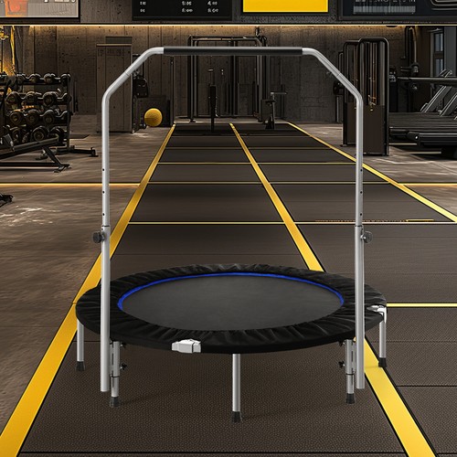 40" 48"Mini Exercise Trampoline ,Foldable with Adjustable Bar,for Adults - Picture 7 of 9