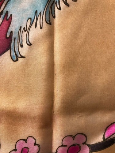 Housse de coussin Vintage décor Oiseau Peint à la main 39cm X 40cm (DIV026) - Imagen 6 de 6