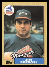 1987 Topps Tiffany #318 Jim Fregosi Near mint or better