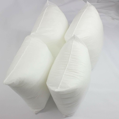 Mybecca 4 Pack- Premium Hypoallergenic Pillow Insert Sham Square Forms ALL SIZES - Picture 7 of 9