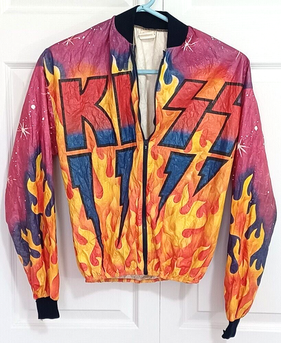KISS Original Large Youth 1978 Tyvek Jacket with Cuffs Ace Frehley Gene Simmons - Picture 7 of 24