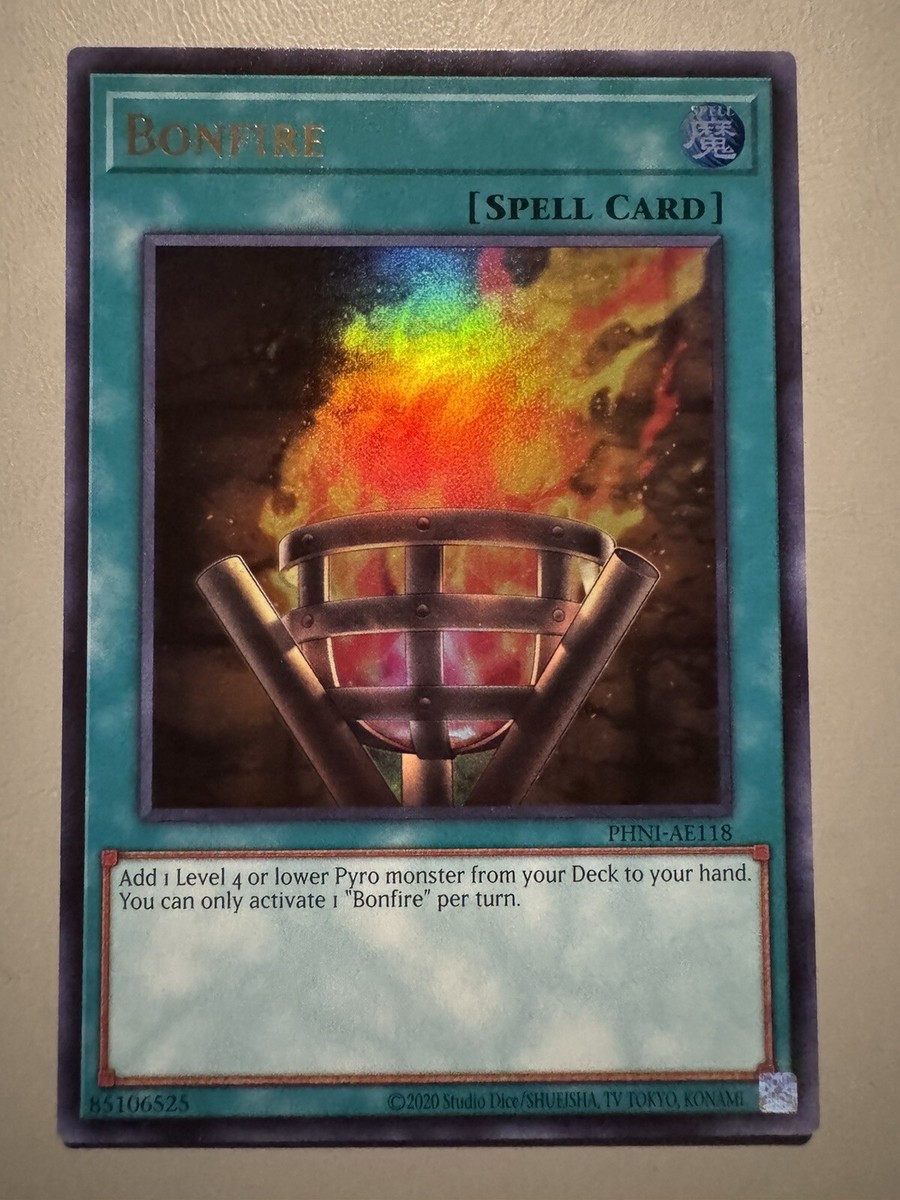 YUGIOH BONFIRE (SPELL PYRO) ASIA ENGLISH EDITION PHNI-AE118