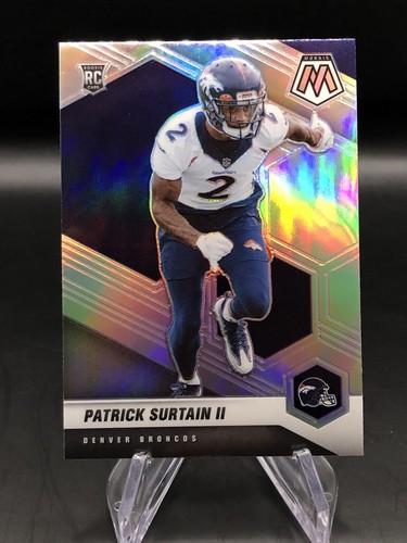 2021 Mosaic Patrick Surtain II RC Silver Prizm Rookie Variation #344-V Broncos