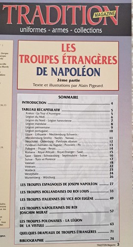 C1 DIE AUSLÄNDISCHEN TRUPPEN VON NAPOLEON Tradition Magazin SPANIEN ITALIEN NIEDERLANDE - Bild 2 von 2