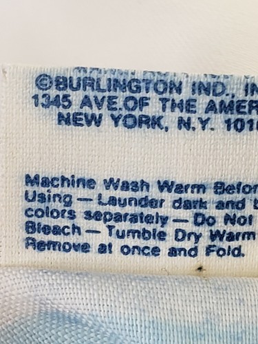 Vintage American Lifestyles Burlington Pillow Case Standard Cottage Floral Rare - Picture 5 of 6