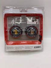 COBY Compact MP3 Stereo Speaker System CSMP16 CSMP16NIB