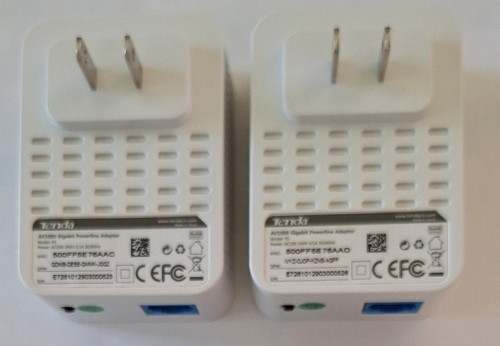 Tenda AV1000 Gigabit Powerline Adapters - 4 Available - Great Condition! - Zdjęcie 2 z 5