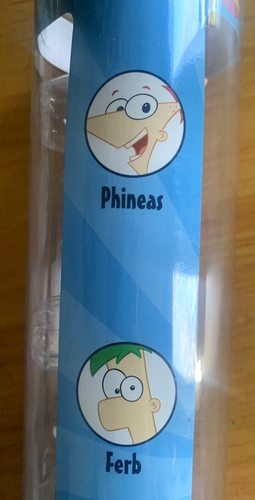NEW! Vintage Disney - XD Phineas & Ferb Toys-R-Us Exclusive 4 Figure Tube - RARE - Picture 11 of 15