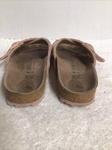 Birkenstock Siena Vegan Papillio Textil Sandalen Damen 7 N Hellrosa Schnalle - Bild 5 von 10