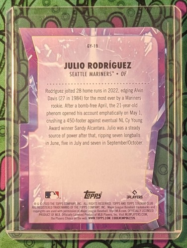 JULIO RODRIGUEZ 2019-2024 Topps Cards ⚾ U PICK 🔥 RC Parallel Mojo Refractor ASG - Picture 261 of 371