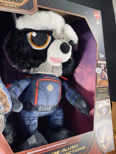 10” Rocket Talking Feature Plush Guardians Of The Galaxy 3, Marvel Mattel Toys - Picture 15 of 16