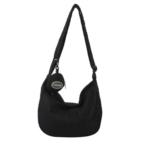 Solid Color Crossbody Bag Canvas Totes Bag Fashion Cloud Bag Girl - Picture 16 of 18
