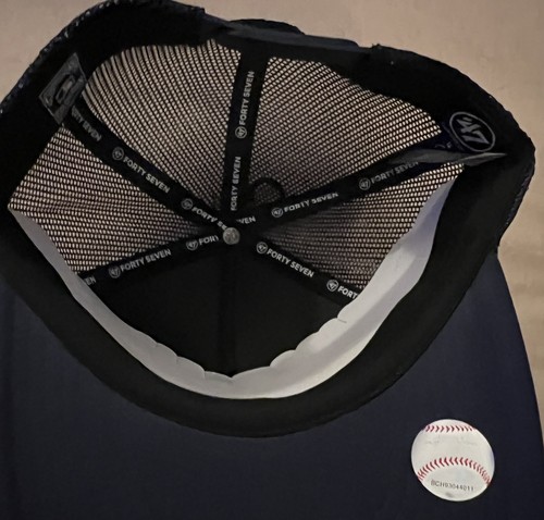 NY YANKEES WORLD SERIES HAT 1996 CHAMPIONS 47 SNAPBACK TRUCKER CAP MLB BASEBALL - Picture 7 of 7