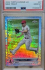 2022 Topps Chrome L/E LogoFractor Edition #27 Mike Trout PSA 10 Angels