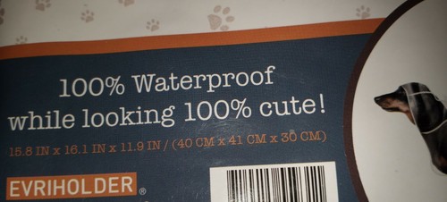 Clear Dog Doggy Raincoat Size M Rainy Wet Puppy Clear Cute Jacket Coat Dry Pooch - Picture 3 of 7
