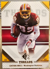 2009 Sp Threads Santana Moss #84 Washington Redskins