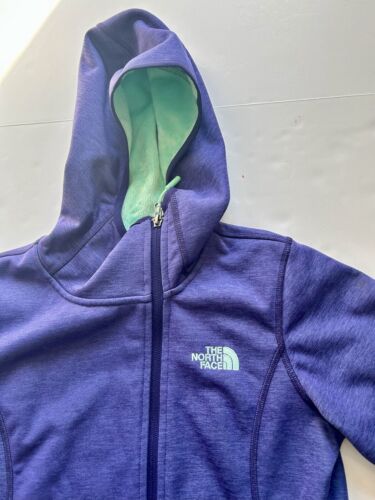 The North Face Women's Raschel Parka Hoodie Sweatshirt Jacket Purple SMALL - Picture 3 of 10