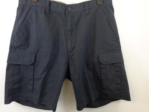 St John's Bay Shorts Men's 36 X 9 Black Cargo Relaxed New With Tags - Picture 1 of 13