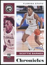 2021 Panini Chronicles Draft Picks #7 Scottie Barnes Seminoles Basketball Card