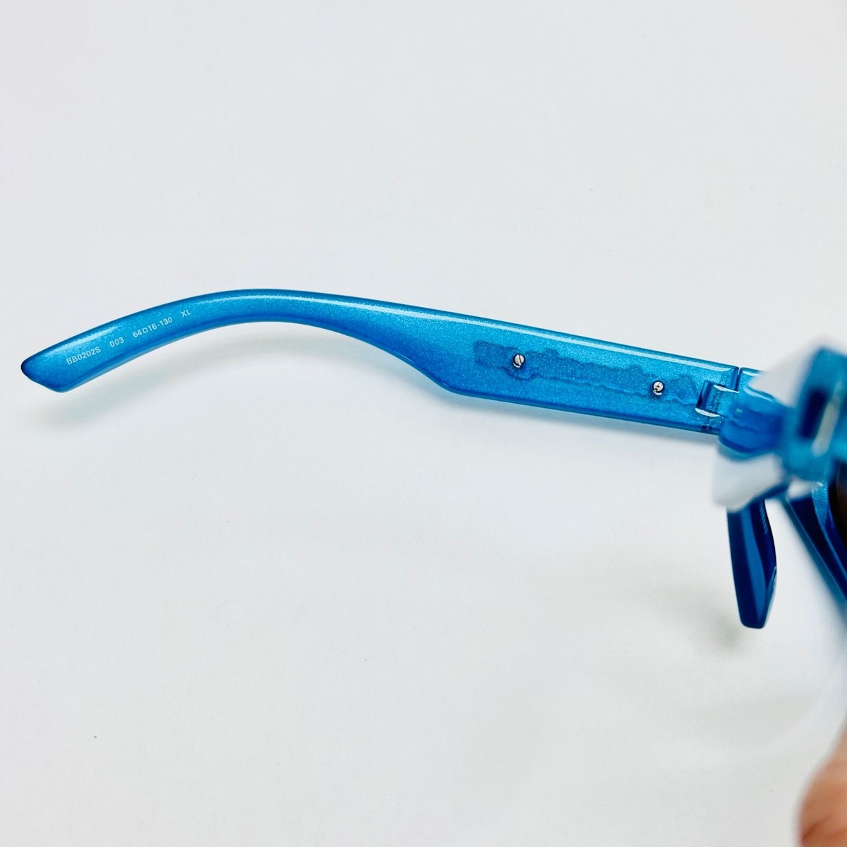 サングラス BALENCIAGA Woman Sunglasses Blue BB0202S 003 Balenciaga BB0202S 003 G788 Mirrored Sunglasses Women Blue