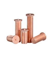 M8 M10 Copper plated welding screw spot welding studs columns bolts nails