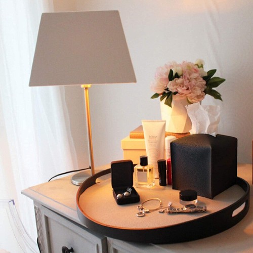 6Color PU Leather Tissue Box Dispenser Paper Storage Holder Napkin Case Decor - Picture 7 of 20