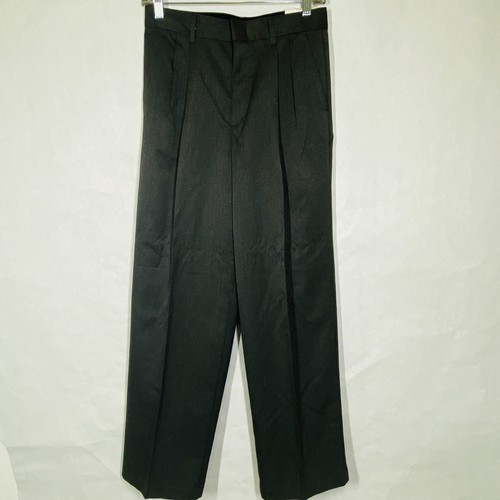 Arrow Dress Pants Boys 16 Reg Heather Gray Charcoal Pleated Front - Picture 3 of 14
