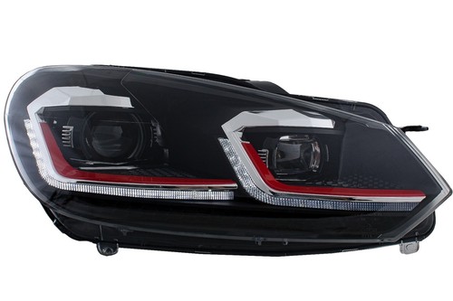 Phares LED pour VW Golf 6 VI 08-13 Facelift G7.5 GTI Look Coulant dynamique LHD - Imagen 8 de 12