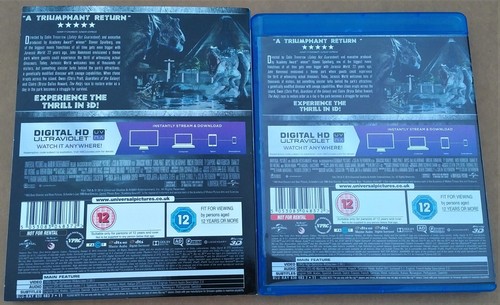 Jurassic World 3D Blu-ray Movie 3D DISC ONLY bluray - Picture 2 of 2