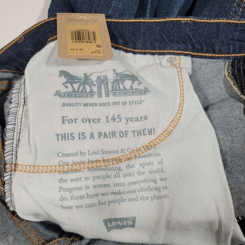 LEVI'S Big and Tall 505 Original Men's Jeans Size 40x36 NWT - Picture 9 of 12
