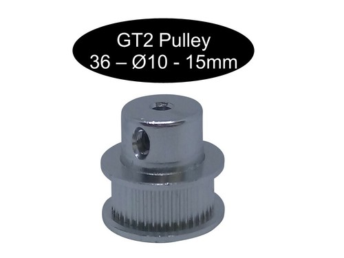 GT2 15mm Breiter Pulley Zahnrad Ritzel ver. Zähne und ver. Ø. GT-2 SOFORTVERSAND - Afbeelding 28 van 43
