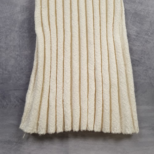 Free People Beach Sweater Dress Womens XS Cream Low Scoop Ribbed Knit - Picture 7 of 17