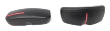 Prada Sports Eyeglasses Sunglasses Hard Case, Matte Black-Red NEW
