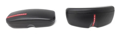 Prada Sports Eyeglasses Sunglasses Hard Case, Matte Black-Red NEW