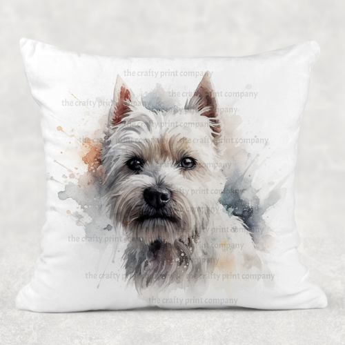 West Highland Terrier Personalised Cushion Cover, Dog Lover Christmas Gift - Picture 2 of 2