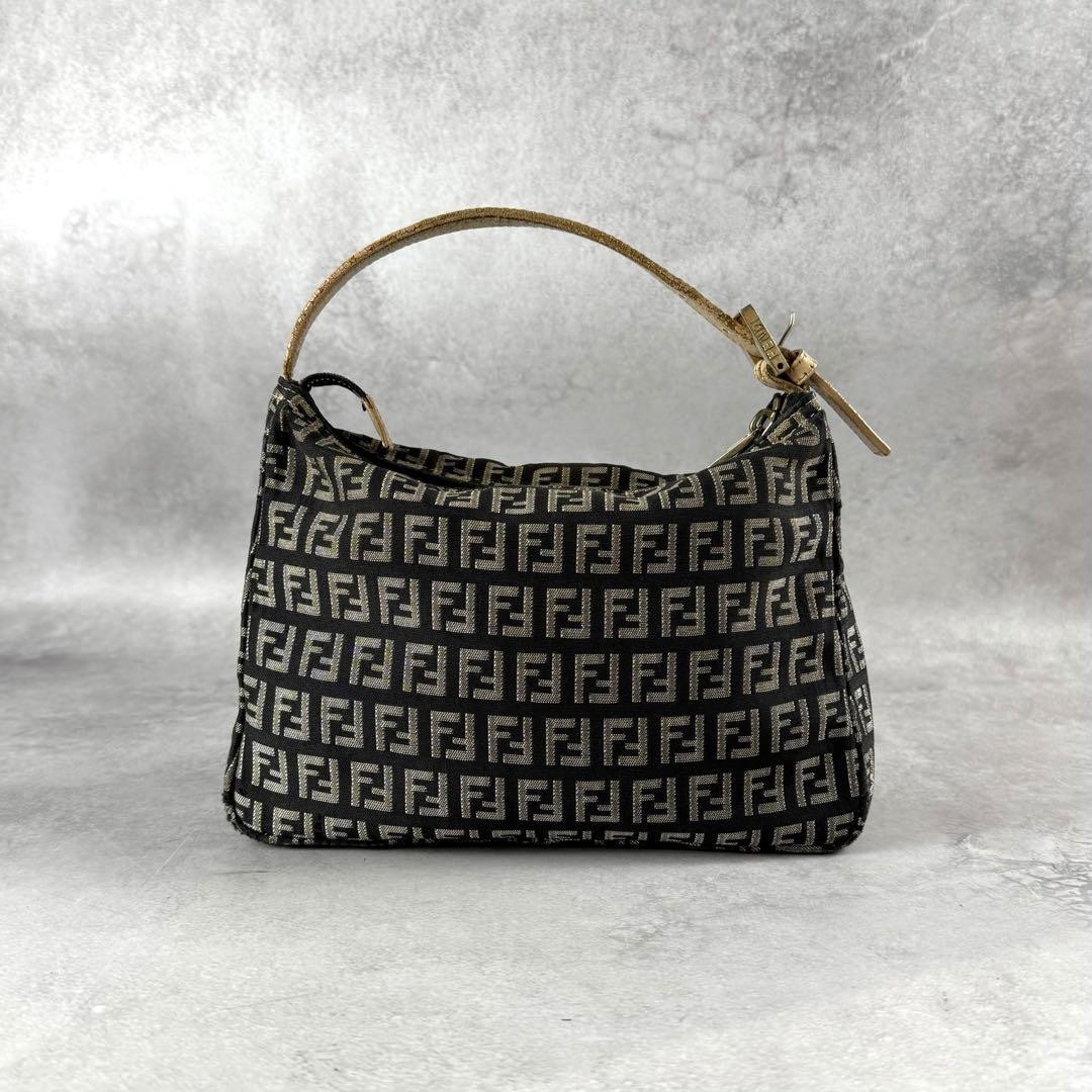 バッグ Vintage Fendi Zucchino accessory pouch Fendi Zucchino FF Vintage Accessory Pouch Handbag Made in