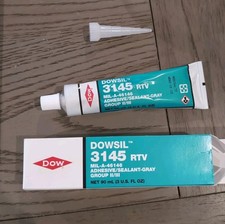 DOWSIL 3145 RTV MIL-A-46146 Adhesive Sealant, Gray 3 oz. Tube