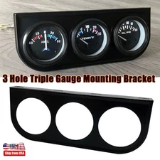 Universal Car 2" 52mm Triple Dashboard Panel Hole Gauge Pod Mount Holder Bracket