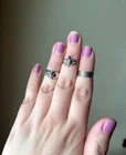 Lot Of 3 Vintage .925 Sterling Silver Turtles Adjustable Toe Rings or Midi Ring