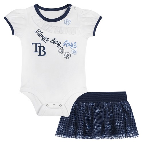 Newborn & Infant Tampa Bay Rays Sweet Bodysuit & Skirt Set - 第 1/4 張圖片