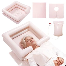 Inflatable Bedside Shampoo Set | 2.1 Gallon Water | Ideal for Elderly