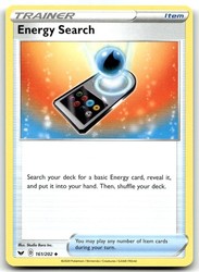 Energy Search 161/202 Sword & Shield Base Set