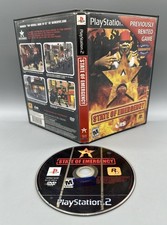 State of Emergency PlayStation 2 2003 PS2 RockStar Game Good Used NO MANUAL