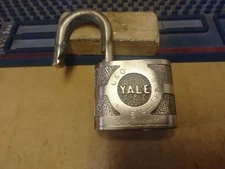 OBSOLETE/ ANTIQUE/VINTAGE yale 851 C&O SIGNAL DEPT padlock