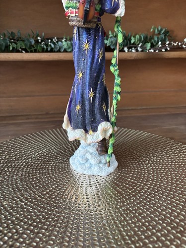 Figura lápiz de Navidad Lenox "Star Man" ~ 2005 ~ Estrella perdida en la parte superior del bastón - Imagen 5 de 12