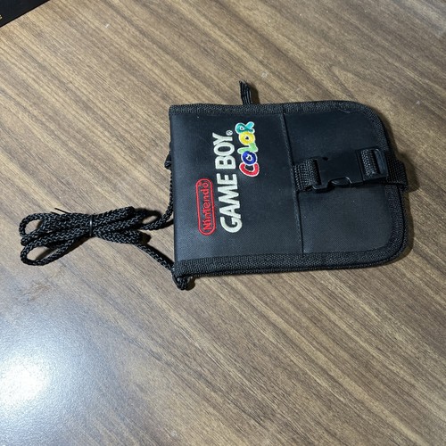 Official Nintendo Game Boy Color Carrying Case / Pouch Black 90s Retro - Picture 4 of 8
