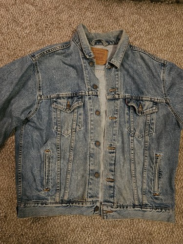 Levis Strauss 70507-0389 Denim Jeans Trucker Jacke Herren Größe L - Bild 3 von 11